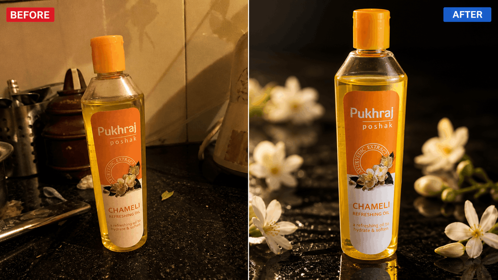 This jasmine oil brand had a great product. Their listing was invisible. Here's what we did.
